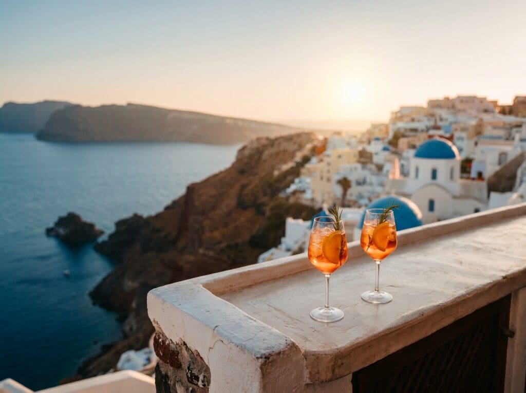 How to Choose the Best Cocktail Bars in Oia with a Caldera View